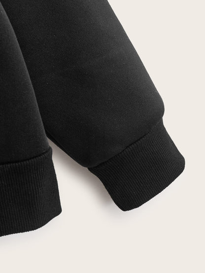 INAWLY Solid Zip Up Drawstring Thermal Lined Hoodie,Long Sleeve Tops Graduation,Back To School Outfits,Graduation,Teacher Outfits For Women,Back To School Pullover Fall Outfit