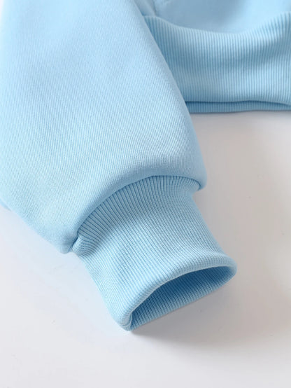 INAWLY Solid Zip Up Drop Shoulder Thermal Lined Crop Hoodie,Long Sleeve Tops Graduation,Back To School Outfits,Graduation,Teacher Outfits For Women,Back To School Pullover Fall Outfit