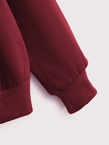 INAWLY Solid Zip Up Drawstring Thermal Lined Hoodie,Long Sleeve Tops Graduation,Back To School Outfits,Graduation,Teacher Outfits For Women,Back To School Pullover Fall Outfit