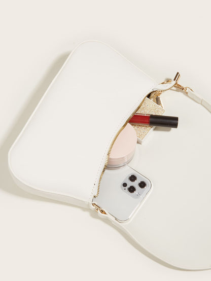 Lightweight,Business Casual Minimalist Zipper Up Shoulder Bag For Teen Girls Women College Students,Rookies & White-collar Workers Perfect for Office,College,Work ,Business,Commute,Outdoors, Travel, Outings