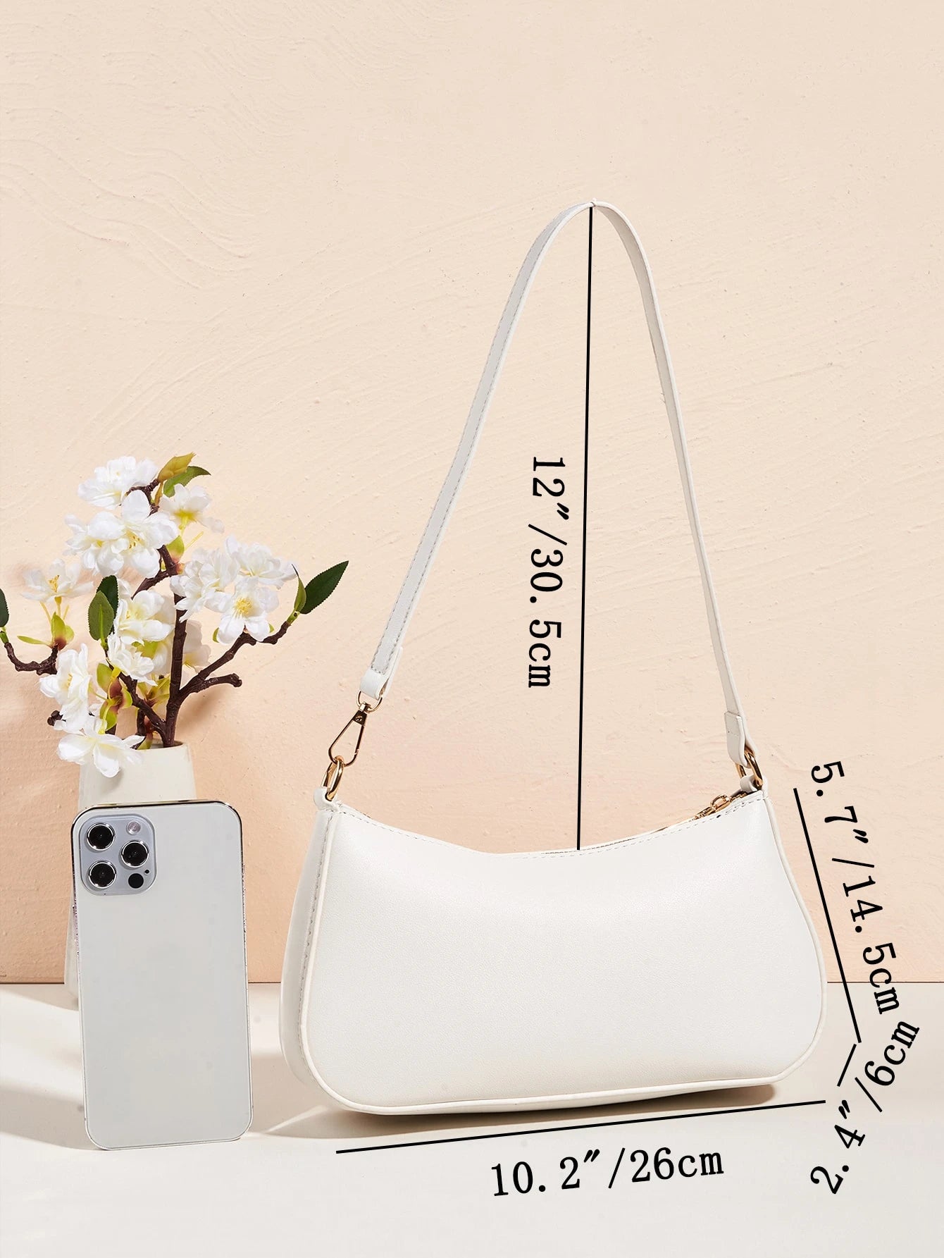 Lightweight,Business Casual Minimalist Zipper Up Shoulder Bag For Teen Girls Women College Students,Rookies & White-collar Workers Perfect for Office,College,Work ,Business,Commute,Outdoors, Travel, Outings