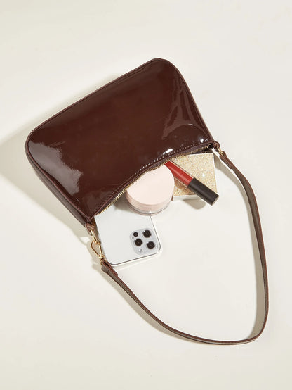 Lightweight,Business Casual Minimalist Zipper Up Shoulder Bag For Teen Girls Women College Students,Rookies & White-collar Workers Perfect for Office,College,Work ,Business,Commute,Outdoors, Travel, Outings