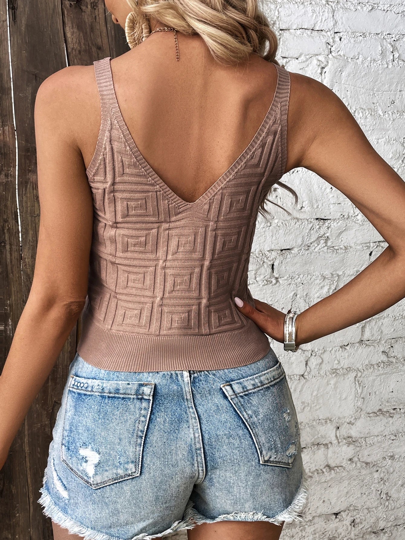 Calvaya Solid Cami Knit Top