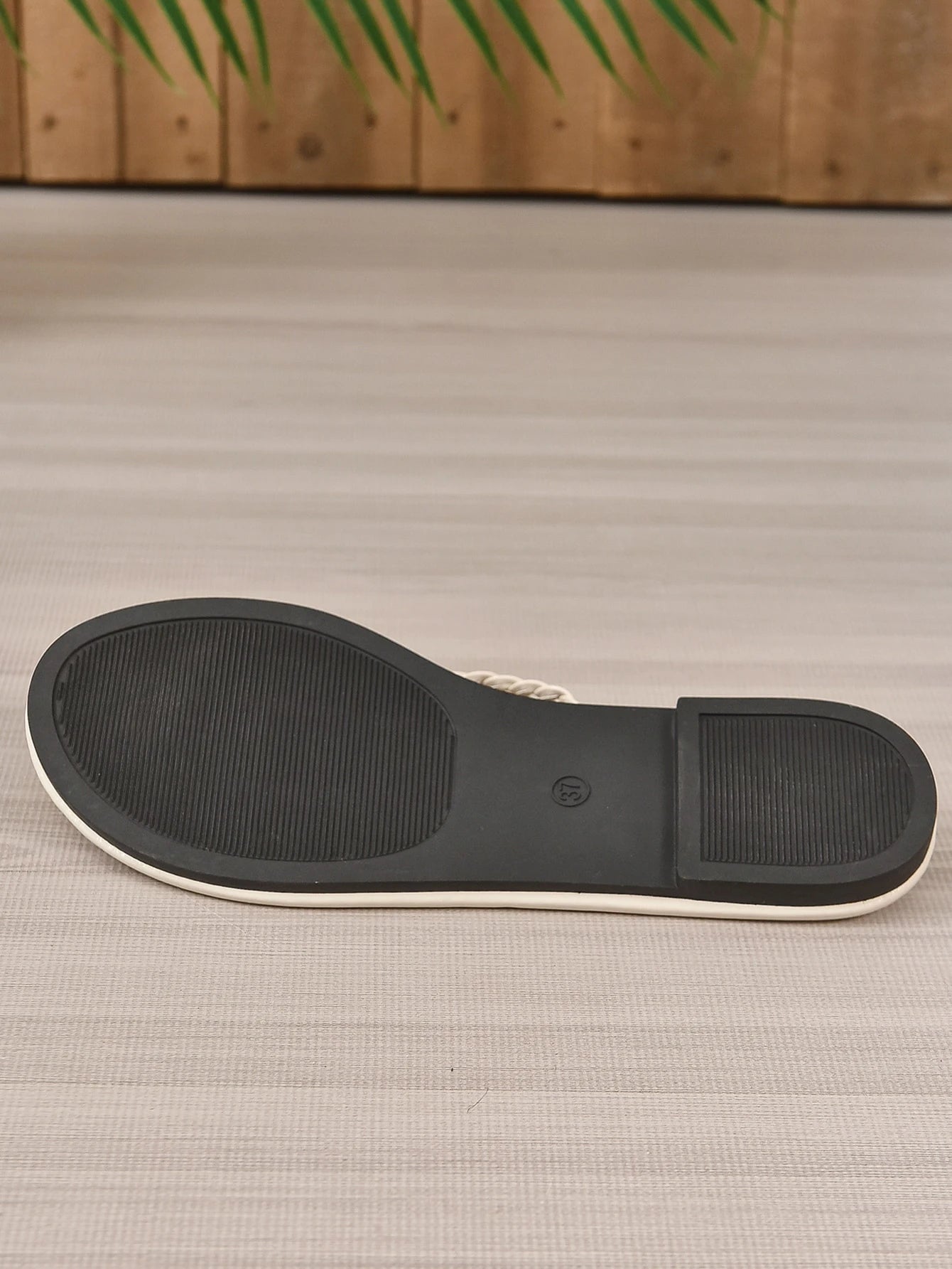 Women Braided Detail Thong Sandals, Vacation Sandals