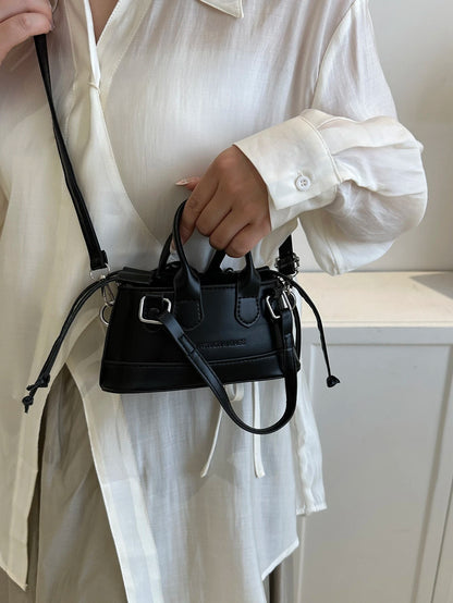 Crocodile Embossed Bucket Bag Mini Drawstring Design Funky