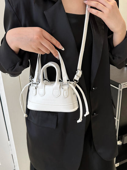 Crocodile Embossed Bucket Bag Mini Drawstring Design Funky