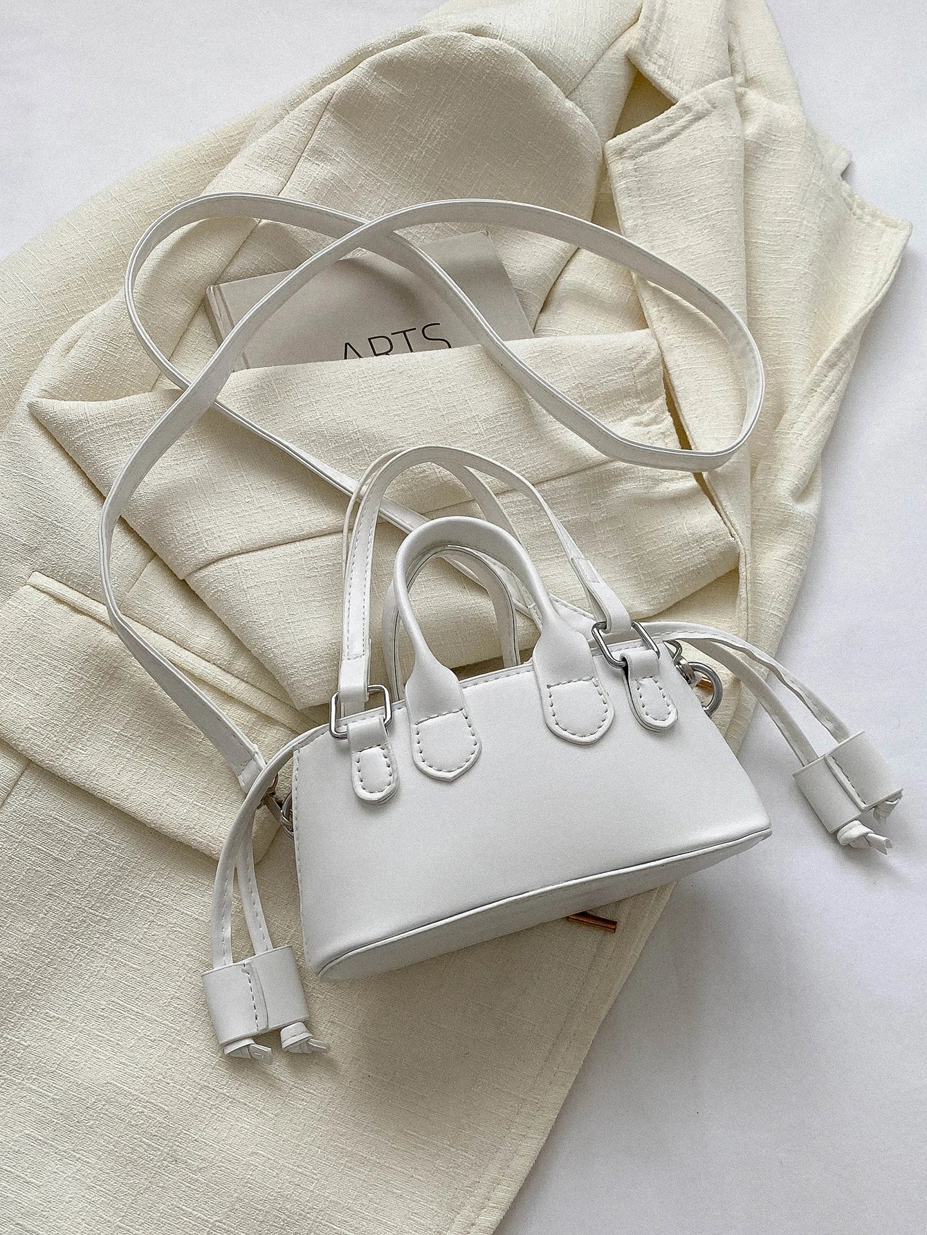 Crocodile Embossed Bucket Bag Mini Drawstring Design Funky