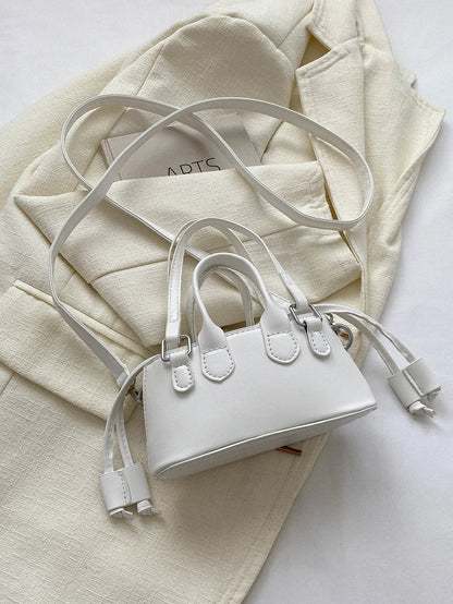 Crocodile Embossed Bucket Bag Mini Drawstring Design Funky