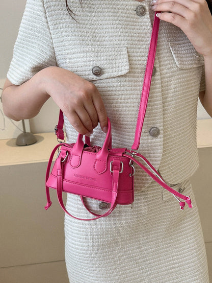 Crocodile Embossed Bucket Bag Mini Drawstring Design Funky