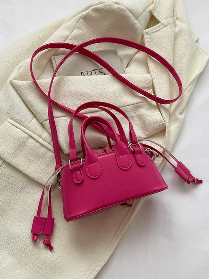 Crocodile Embossed Bucket Bag Mini Drawstring Design Funky