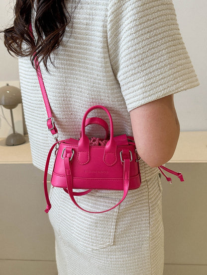 Crocodile Embossed Bucket Bag Mini Drawstring Design Funky