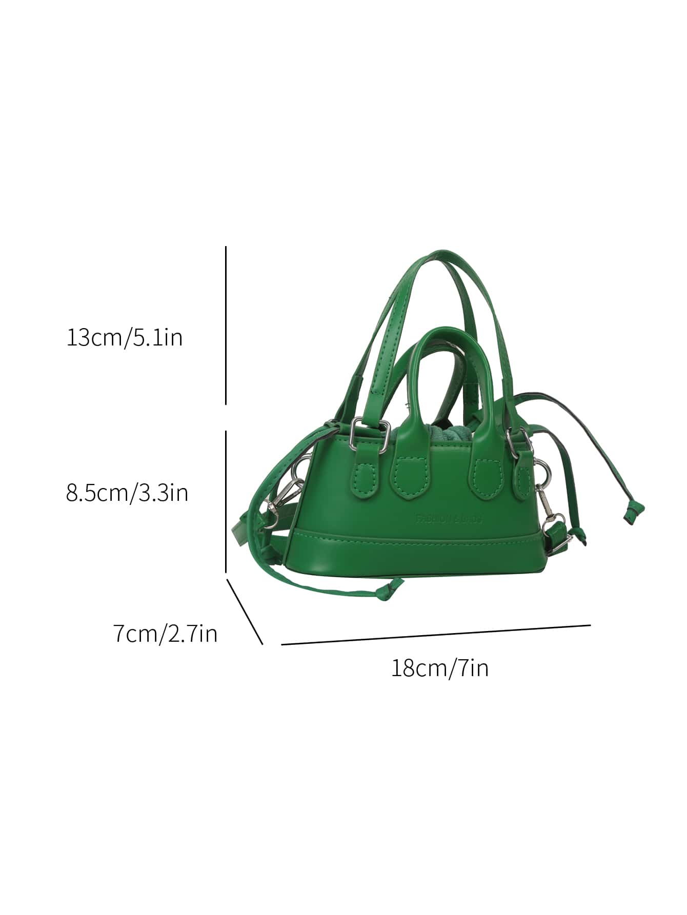 Crocodile Embossed Bucket Bag Mini Drawstring Design Funky