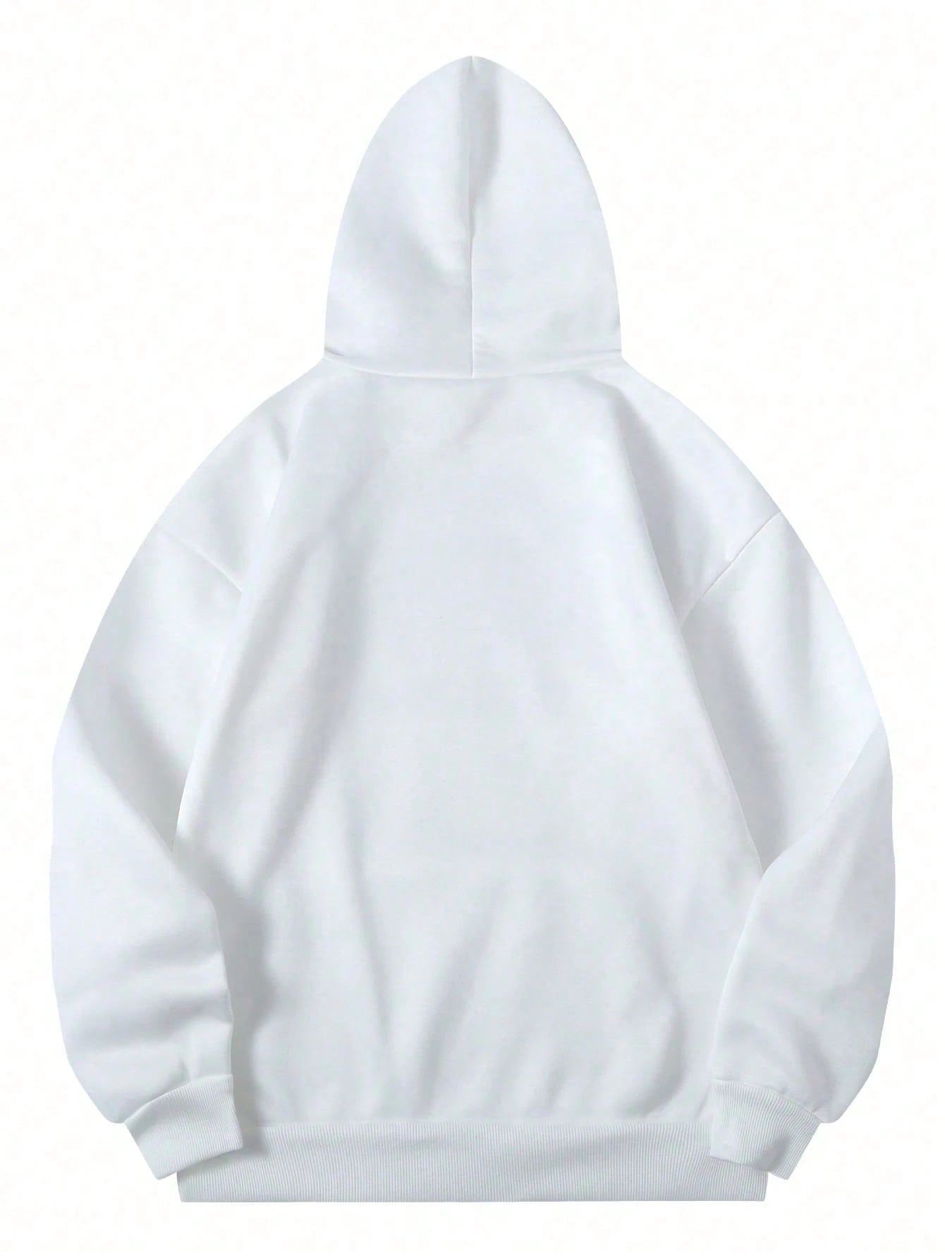 INAWLY Letter Graphic Kangaroo Pocket Drawstring Thermal Lined Hoodie,Long Sleeve Tops