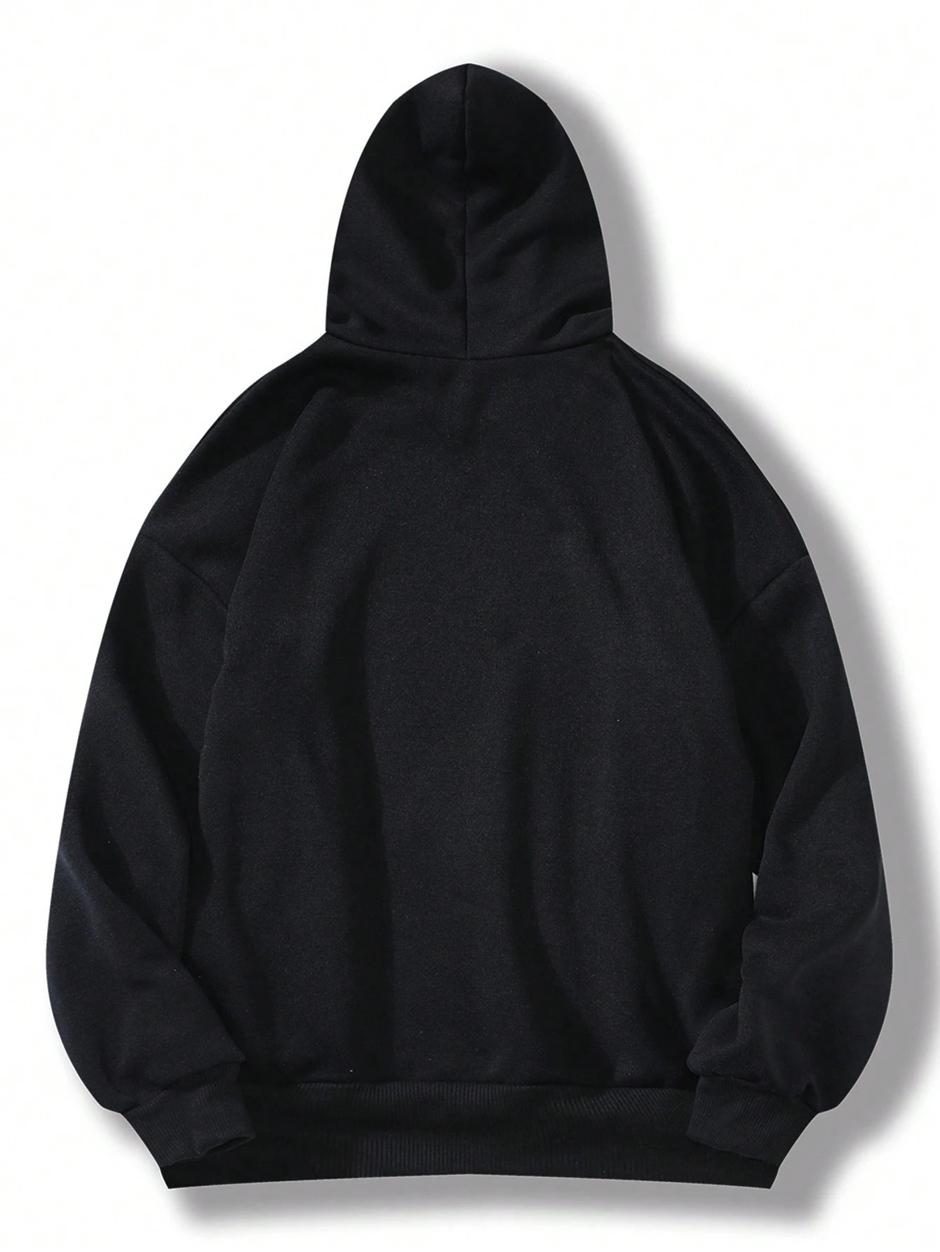 INAWLY Letter Graphic Kangaroo Pocket Drawstring Thermal Lined Hoodie,Long Sleeve Tops