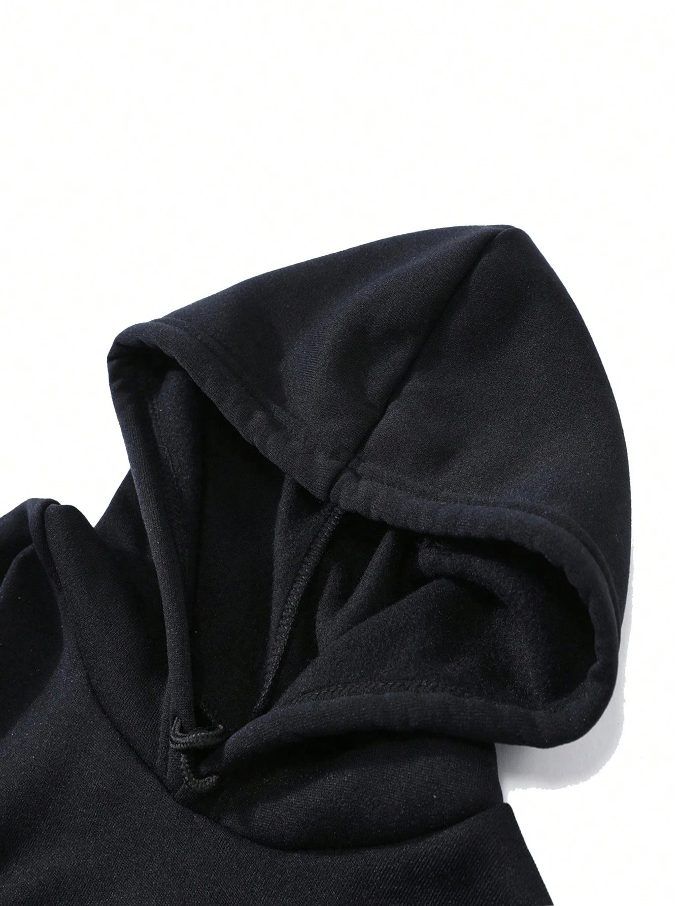 INAWLY Letter Graphic Kangaroo Pocket Drawstring Thermal Lined Hoodie,Long Sleeve Tops