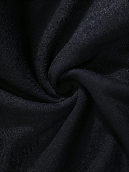 INAWLY Letter Graphic Kangaroo Pocket Drawstring Thermal Lined Hoodie,Long Sleeve Tops