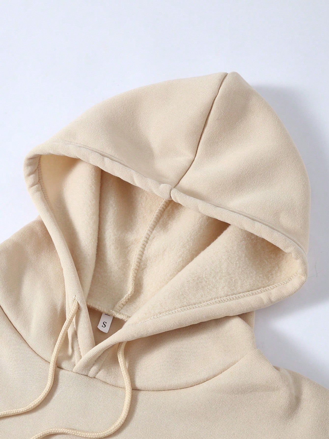 INAWLY Letter Graphic Kangaroo Pocket Drawstring Thermal Lined Hoodie,Long Sleeve Tops