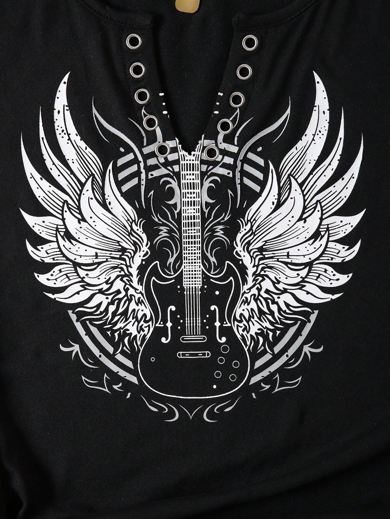 INAWLY Women'S Sleeveless Tank Top For Summer With Angel Wings & Guitar Print Graphic Tees Women Tops