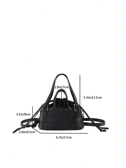 Crocodile Embossed Bucket Bag Mini Drawstring Design Funky