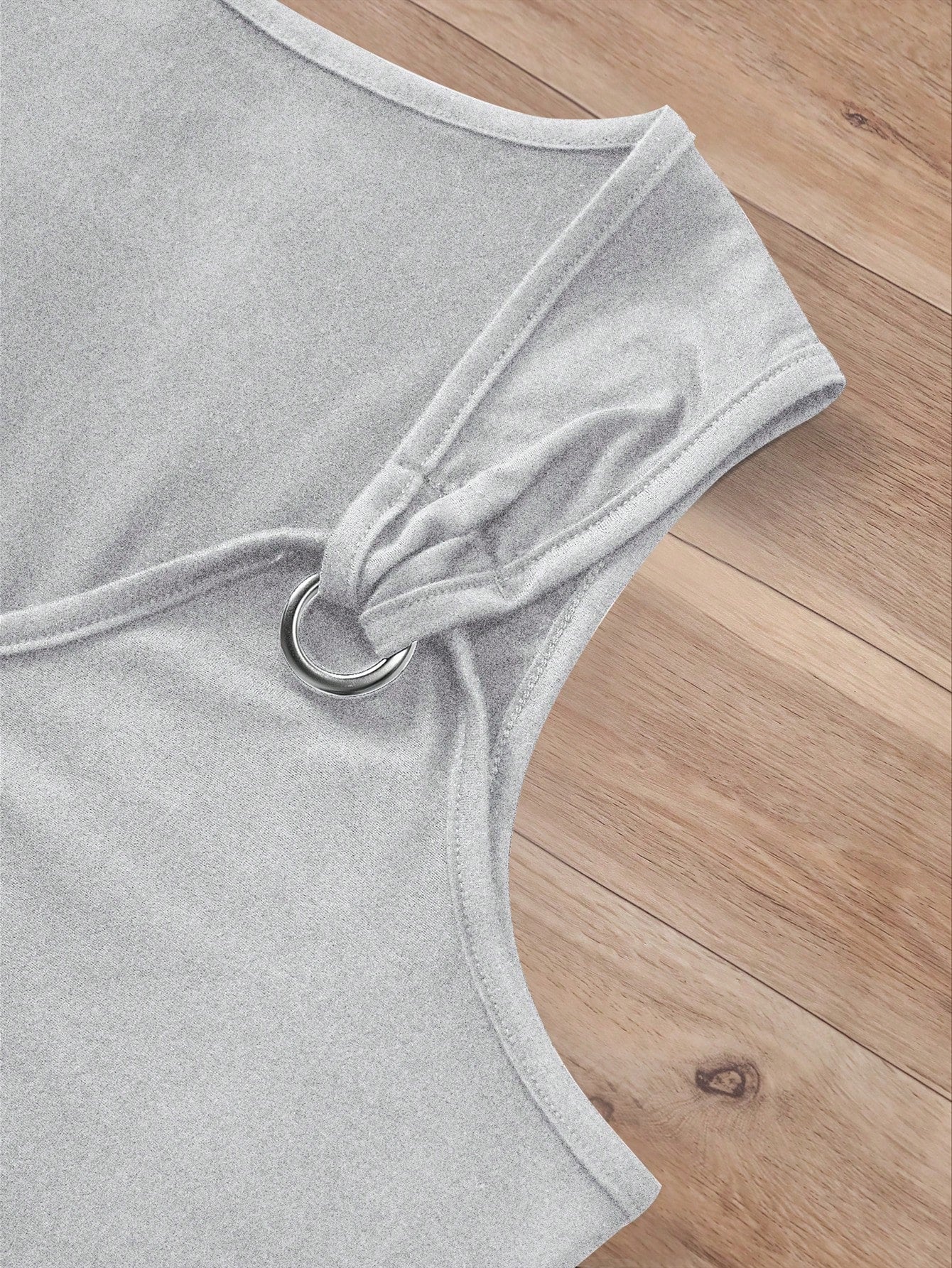 INAWLY Women's Metallic Button Decorated Tank Top For Summer