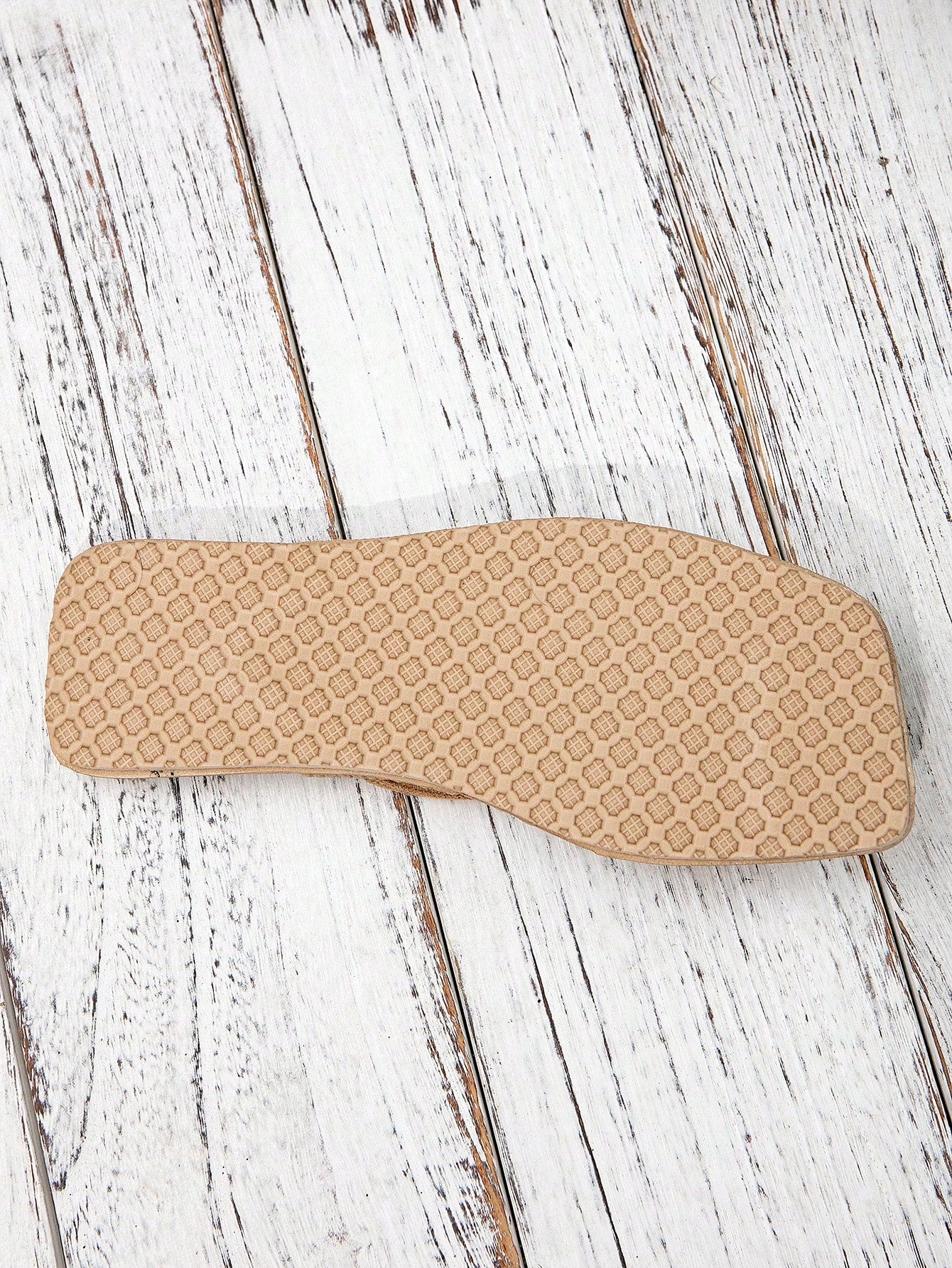 Women's Simple Style Black Suede Flat Slippers With Striped Design