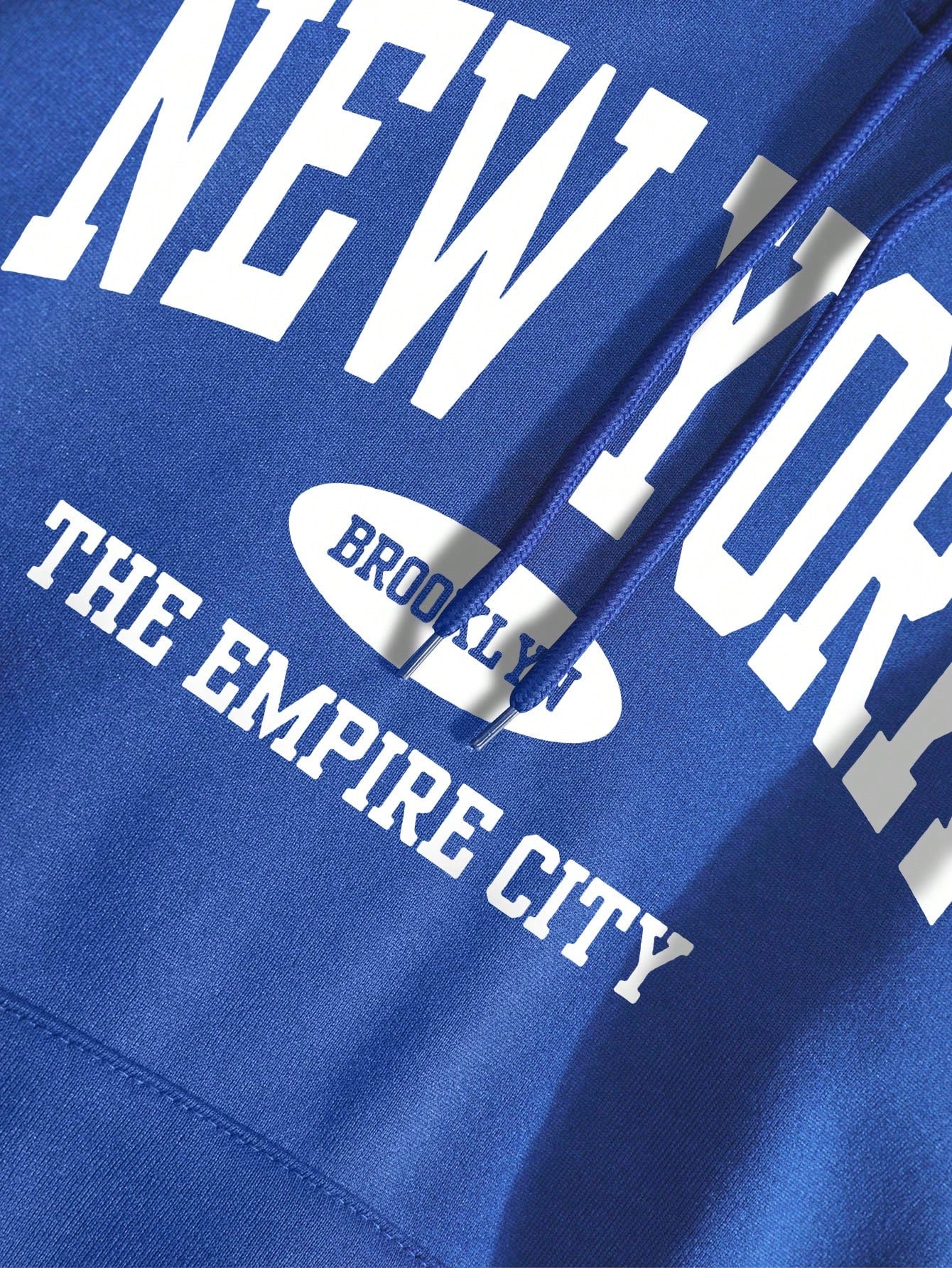 INAWLY Letter Graphic Kangaroo Pocket Drawstring Thermal Lined Hoodie,Long Sleeve Tops