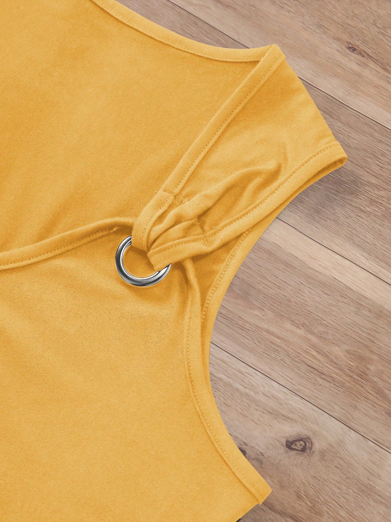 INAWLY Women's Metallic Button Decorated Tank Top For Summer