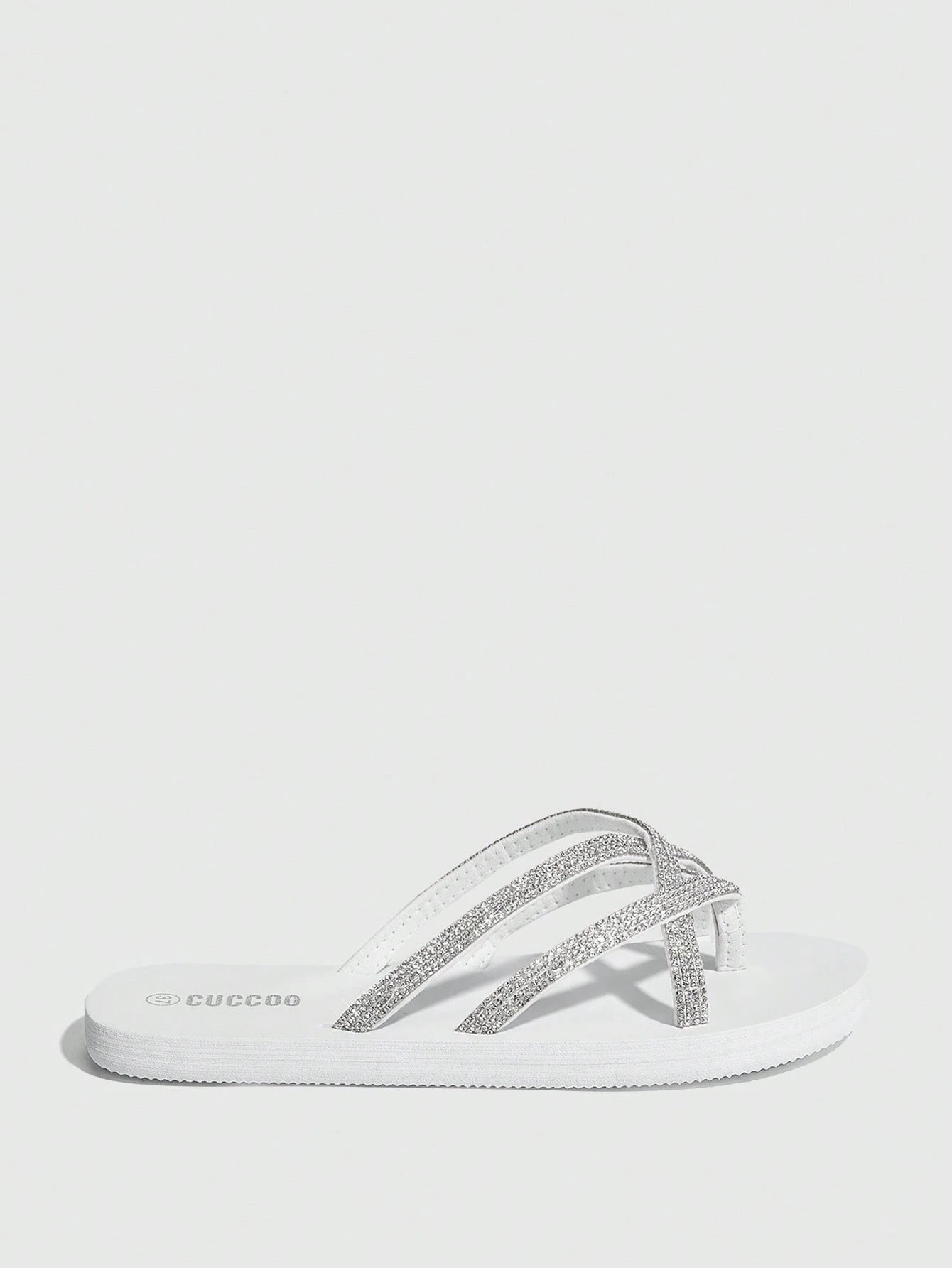 Fashionable Black Rhinestone Decorated Slippers For Women Vacation Shoes Summer Back To School Shoes College Student Shoes Spring Shoes Spring Break Easter For Casual Beach Style