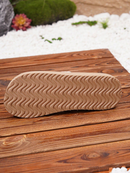 Popular Women's Fashionable Casual Thong Sandals, Lightweight And Comfortable Summer Outdoor White Flip Flops