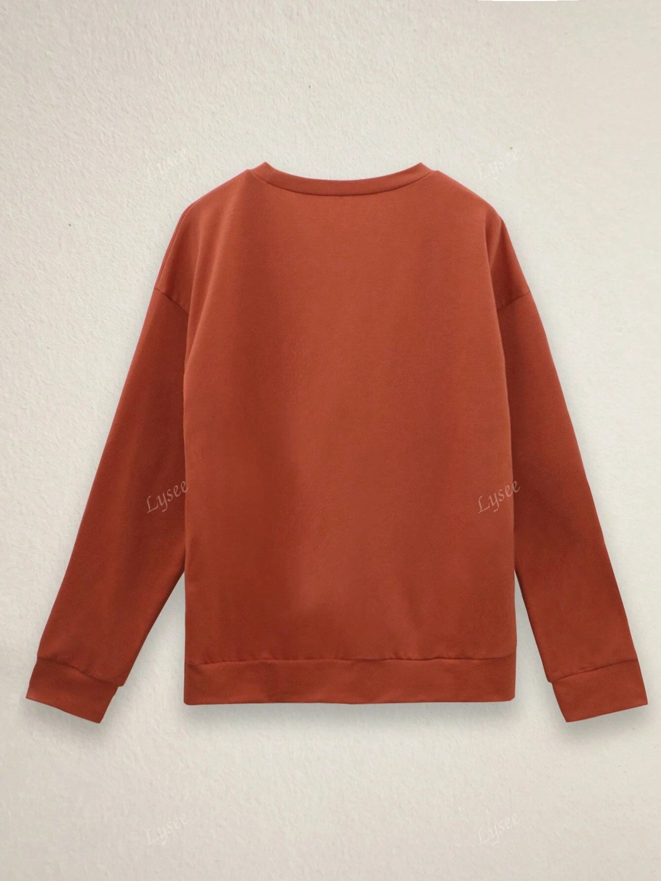 Halloween Casual Women's Round Neck Fashion Long Sleeve Letter Print Sweatshirt