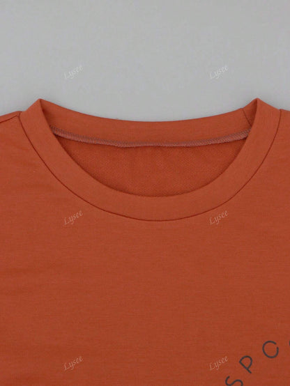 Halloween Casual Women's Round Neck Fashion Long Sleeve Letter Print Sweatshirt