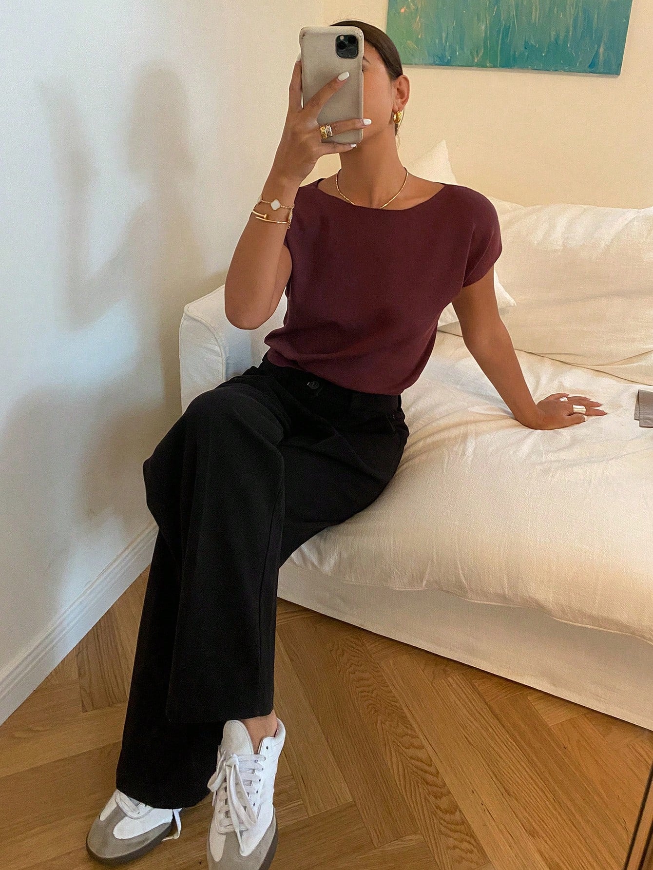 Livesso Solid Color Slim Fit Short Sleeve Knitted Top For Women Summer,Teacher Outfits