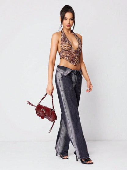 SHEIN X Lucía Bellido SHEIN SXY Fashionable Black Stud Shoulder Bag For Women, Versatile, Shopping Bag, Cool, Street Bag, Teenagers