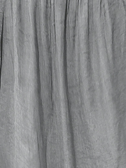 EMERY ROSE Women Plain Short Sleeve Ruffle Detail Casual Blouse, Everyday Wear