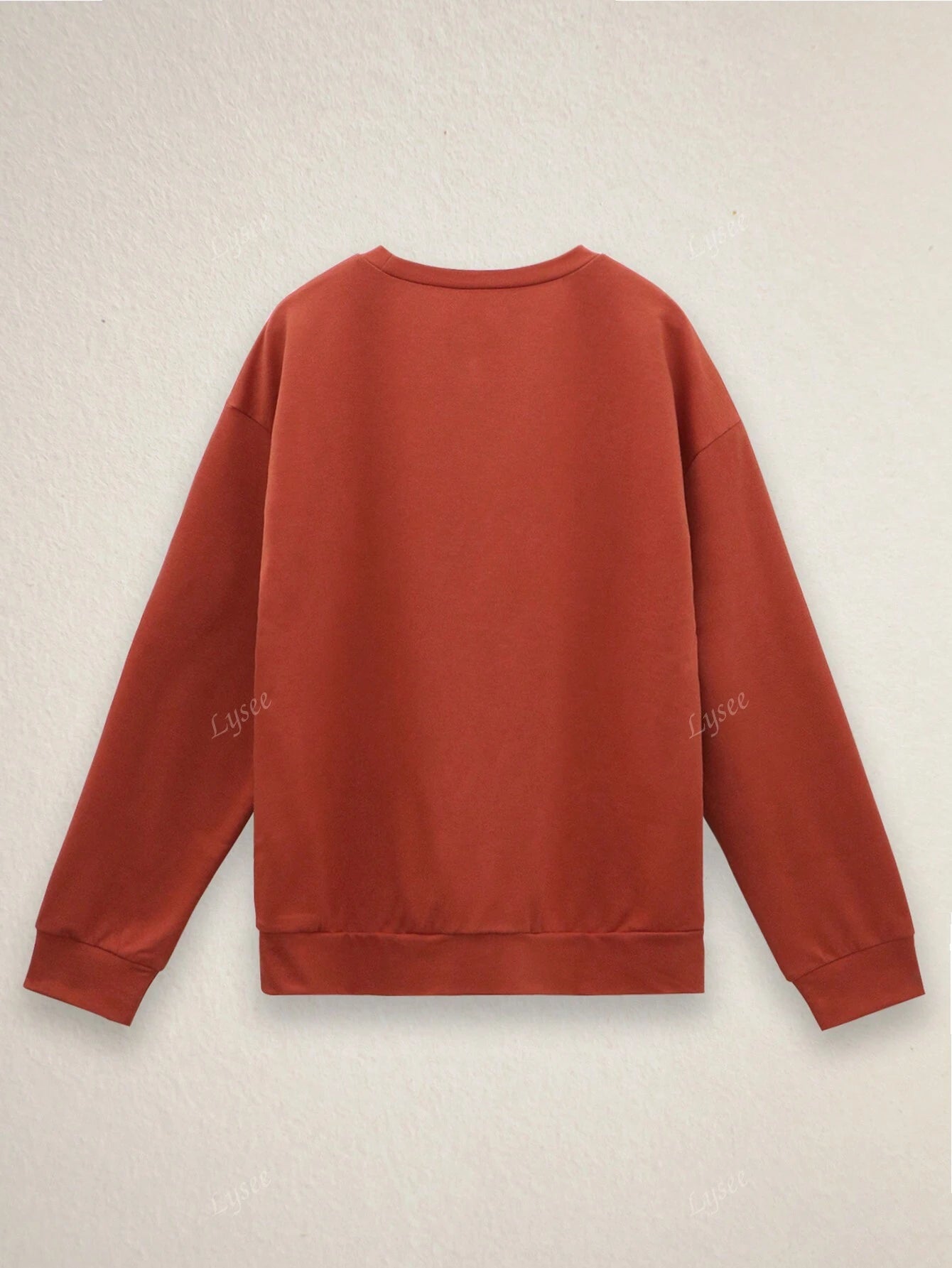 Halloween Casual Women's Round Neck Fashion Long Sleeve Letter Print Sweatshirt