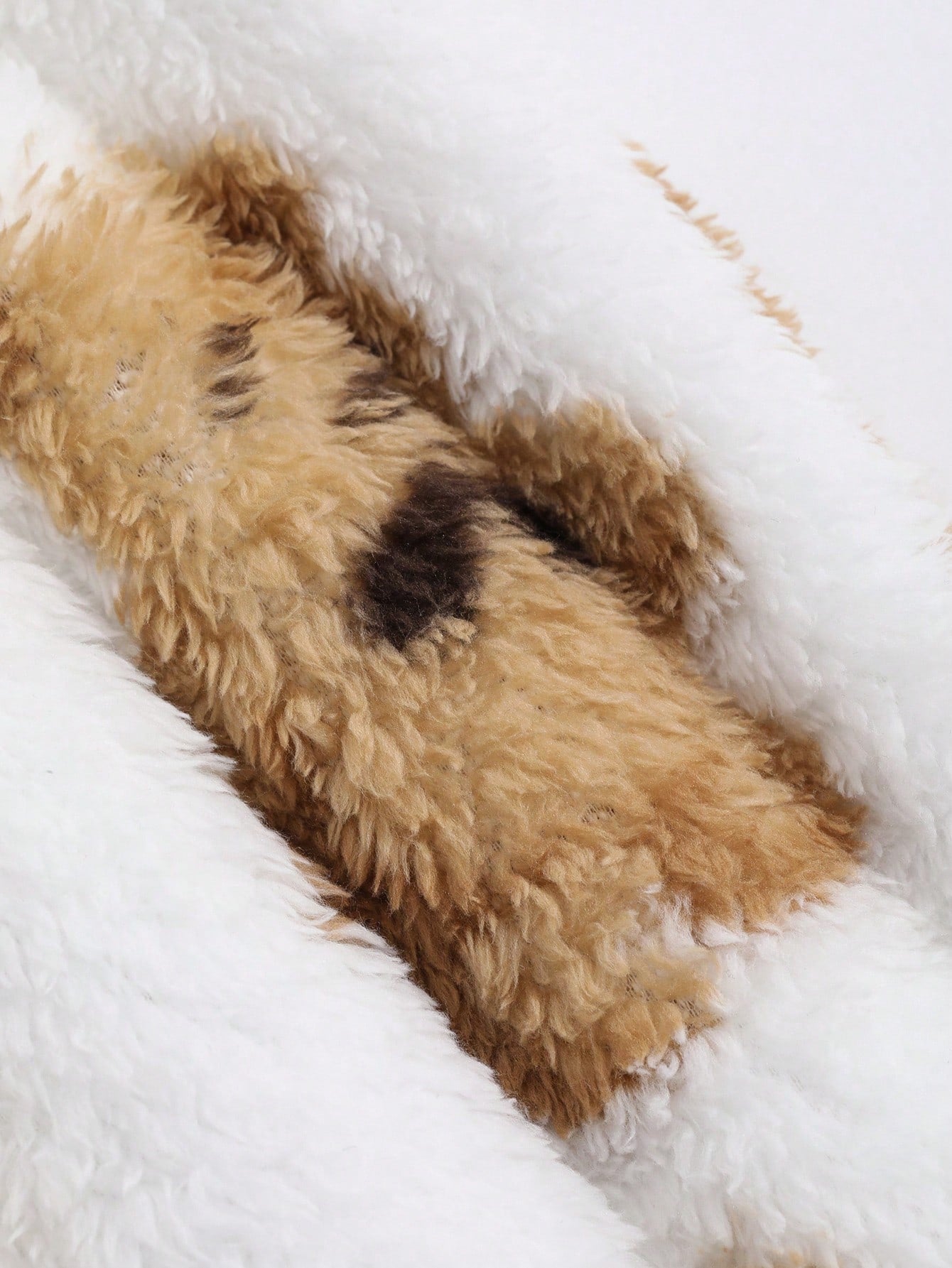 DAZY Plush Bear Print All Over Graphic Straight Leg Pajama Pants