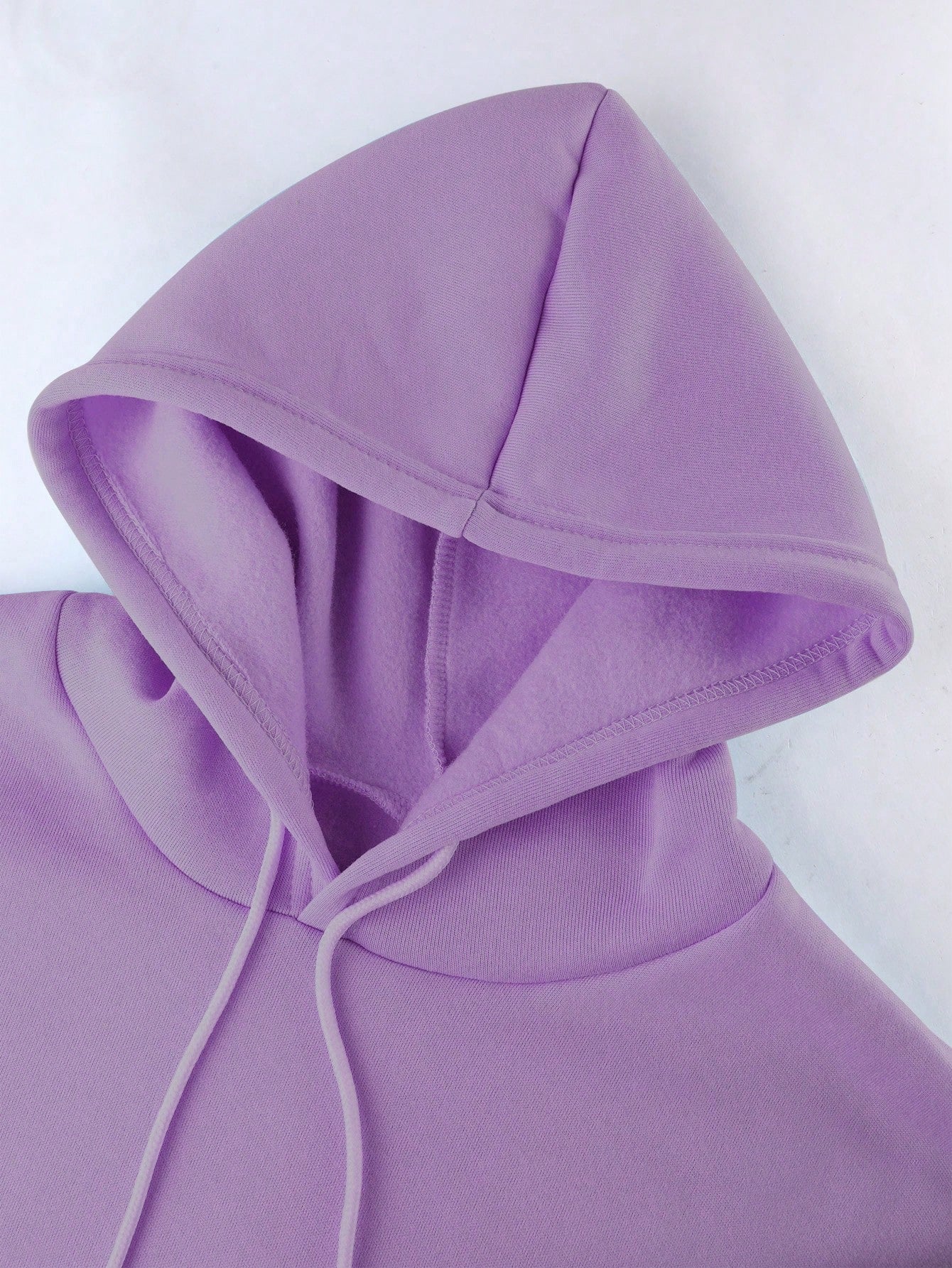 INAWLY Letter Graphic Kangaroo Pocket Drawstring Thermal Lined Hoodie,Long Sleeve Tops