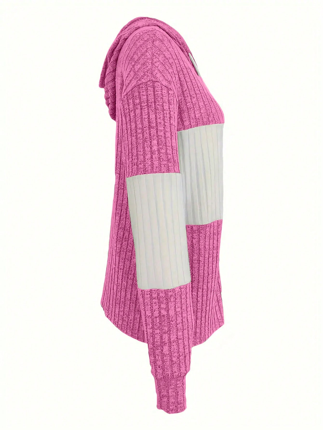 INAWLY Women's Spring And Autumn Casual Color Blocking Drawstring Hooded Jacket Fall Winter Cloth For Women