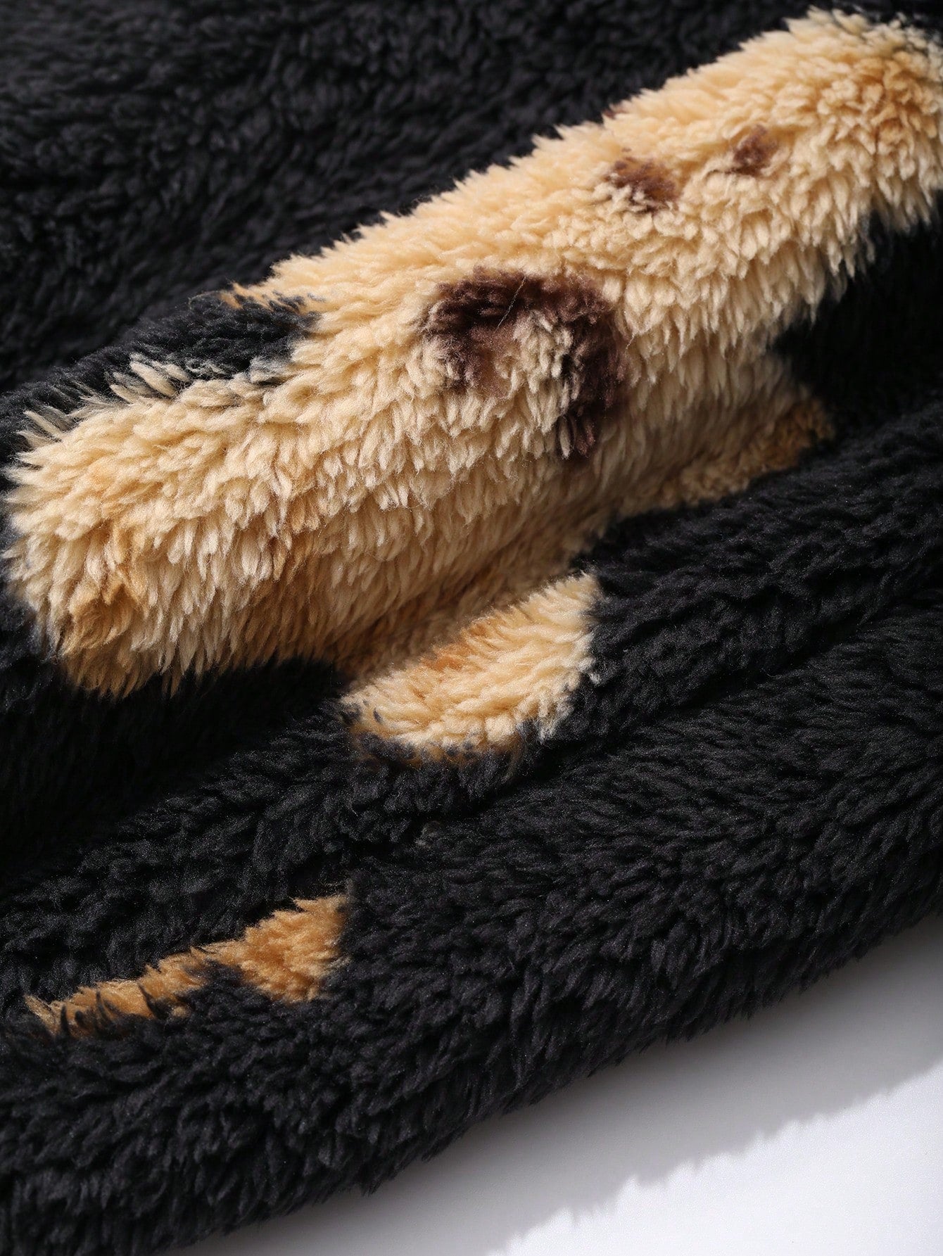 DAZY Plush Bear Print All Over Graphic Straight Leg Pajama Pants