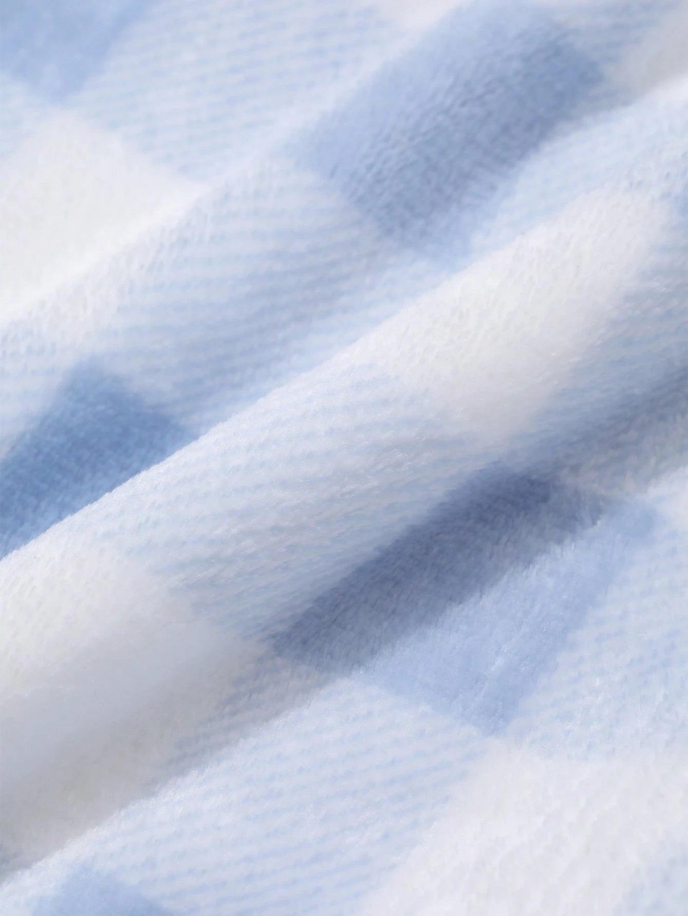 DAZY Plaid Pattern Fleece Straight Leg Loungewear Pants