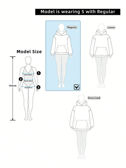 INAWLY Women's Casual Branch Print Long Sleeve Loose Hooded Sweatshirt,Graduation,Teacher,Back To School Pullover Fall