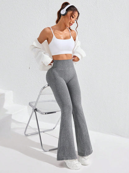 Gameset SHEIN Sport Women's High Waist Flare Seamless Yoga Leggings