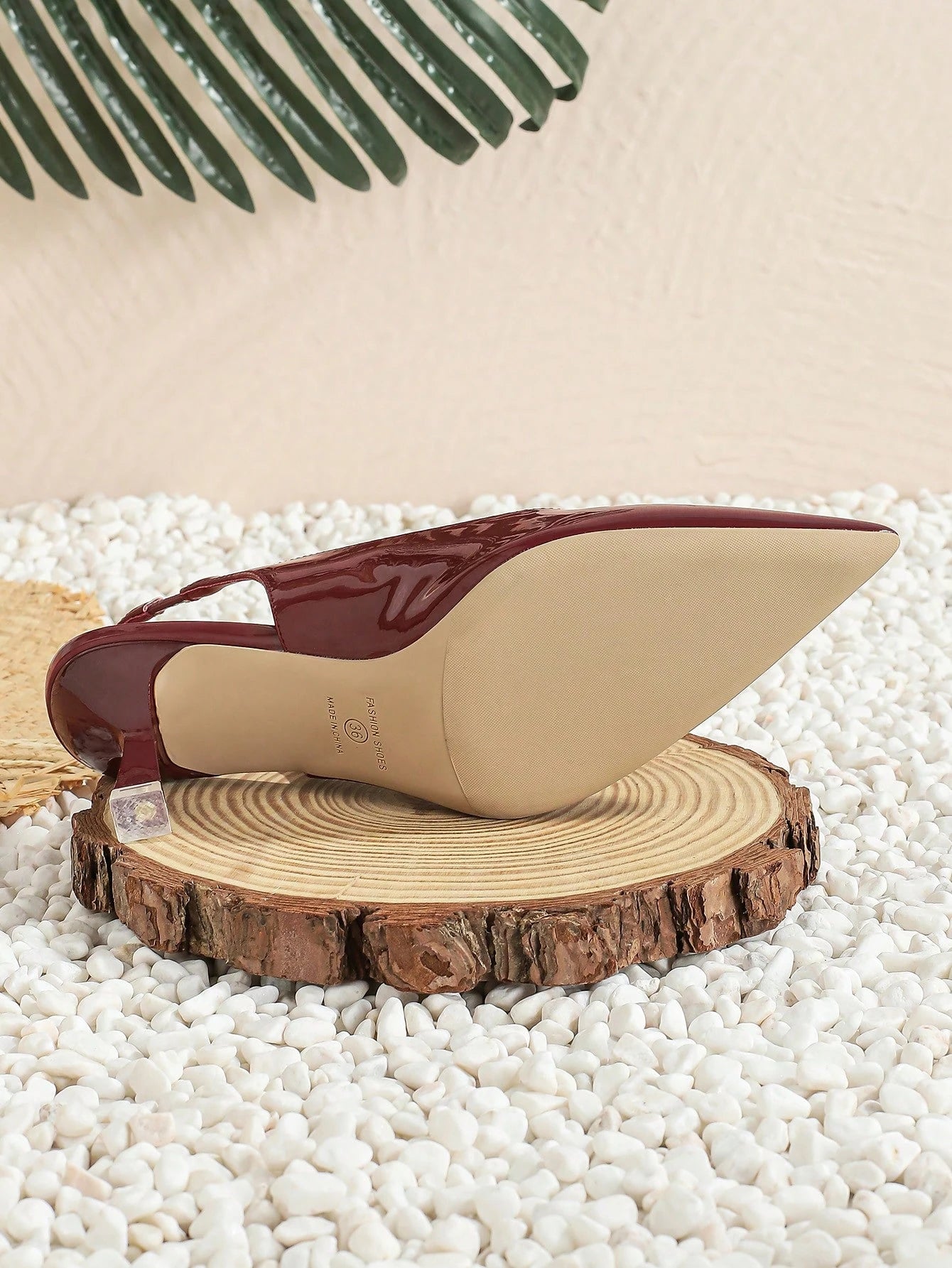 Women's Simple Fashion Casual Mid-Heel Backless Pumps, Suitable For Work, Wedding And Commute