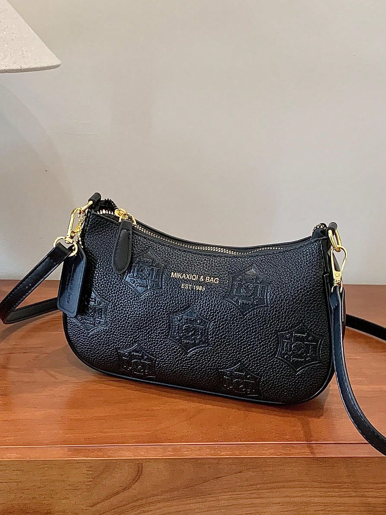 1pc Solid Color PU Leather Shoulder Bag For Women, Versatile Crossbody Bag For Commuting, Adjustable Shoulder Strap