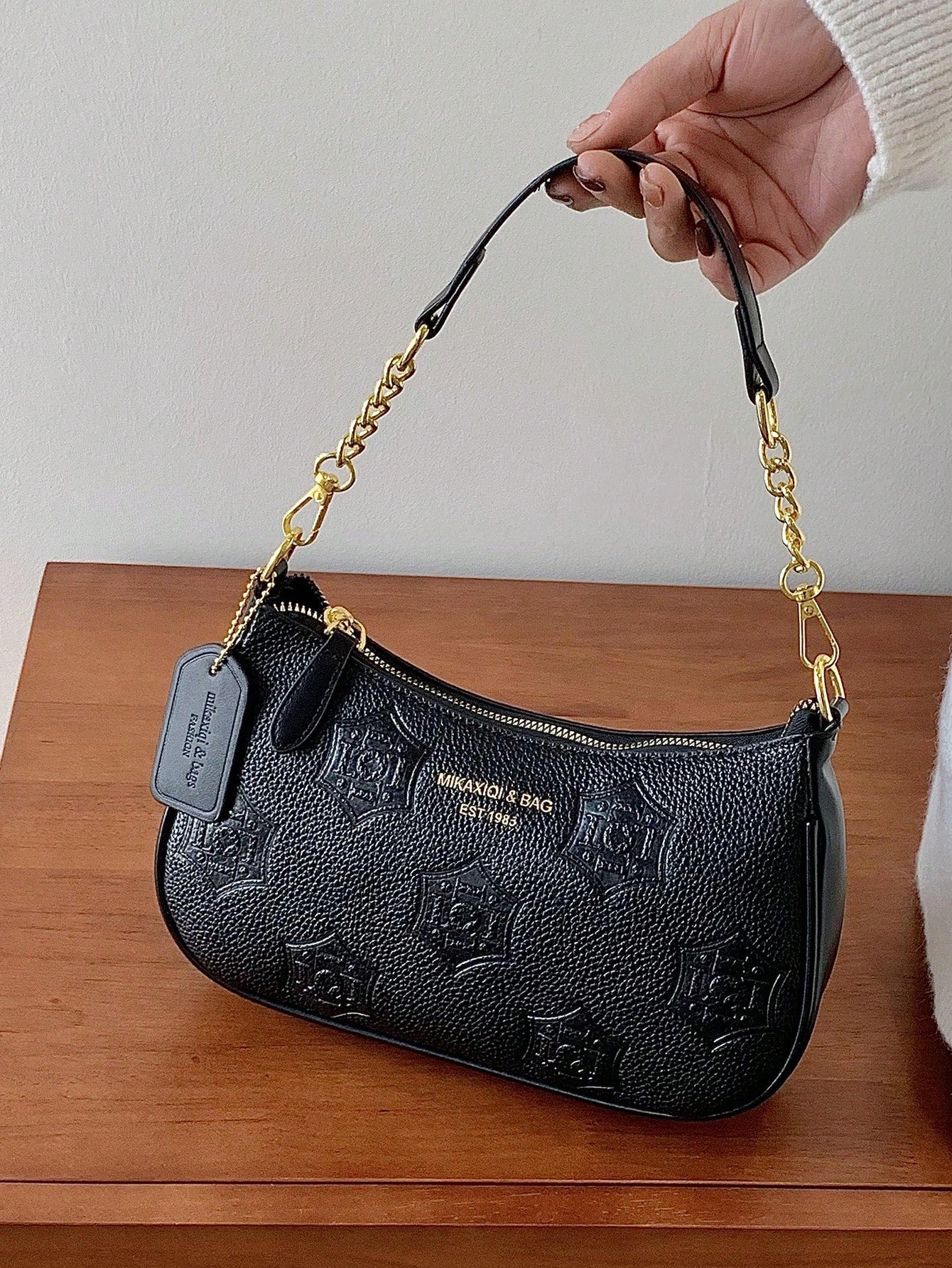 1pc Solid Color PU Leather Shoulder Bag For Women, Versatile Crossbody Bag For Commuting, Adjustable Shoulder Strap