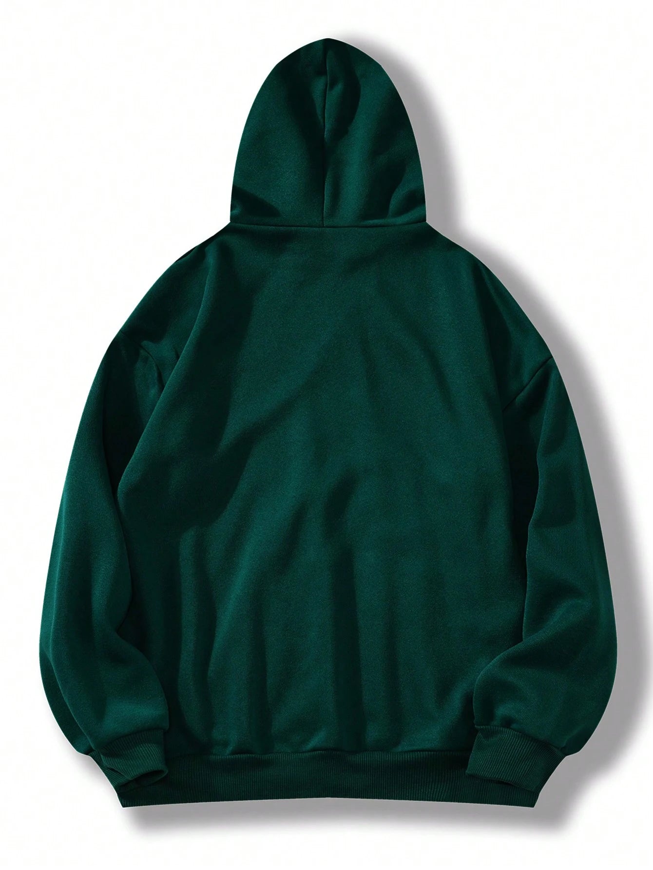 INAWLY Letter Graphic Kangaroo Pocket Drawstring Thermal Lined Hoodie,Long Sleeve Tops