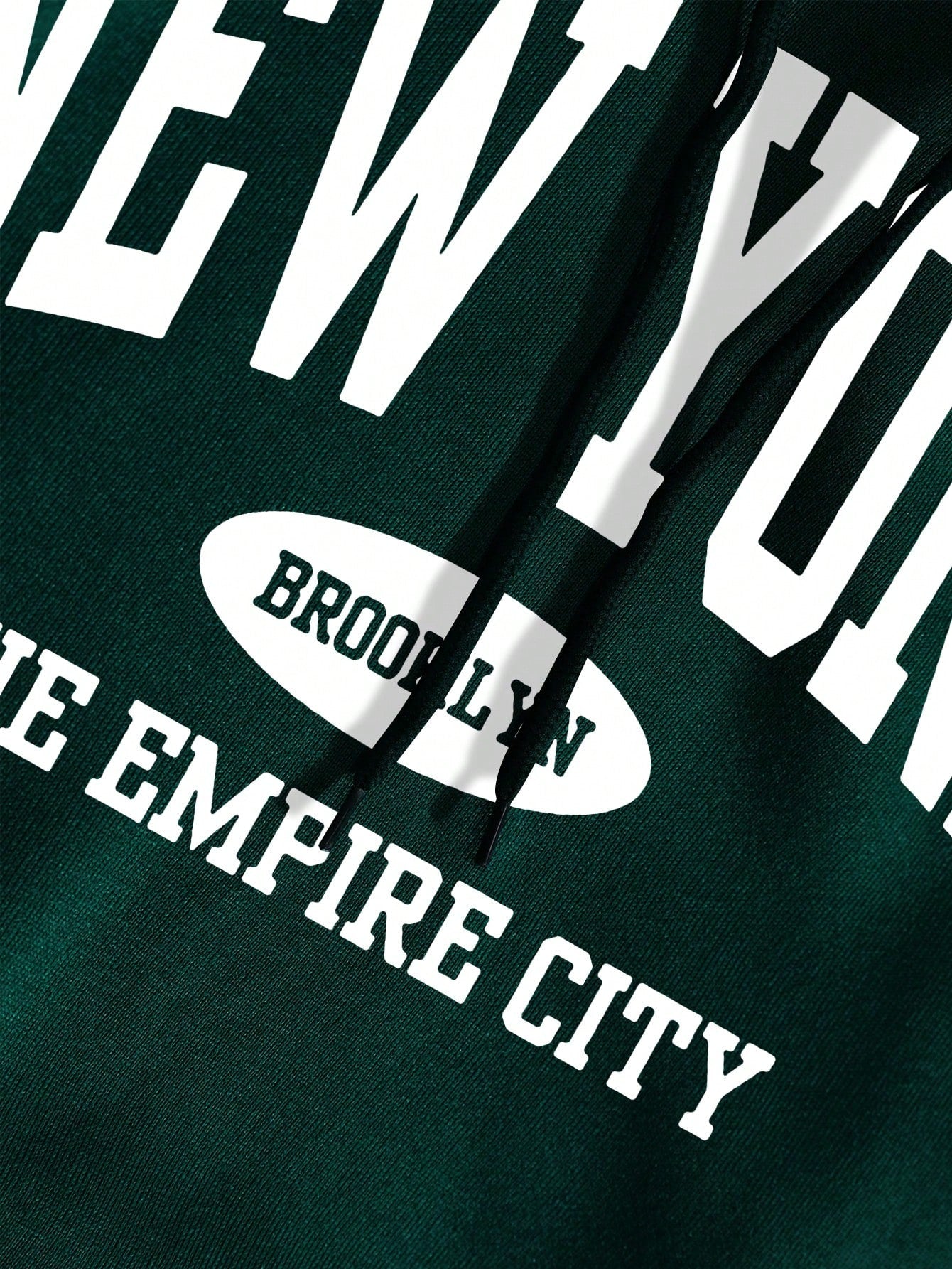 INAWLY Letter Graphic Kangaroo Pocket Drawstring Thermal Lined Hoodie,Long Sleeve Tops