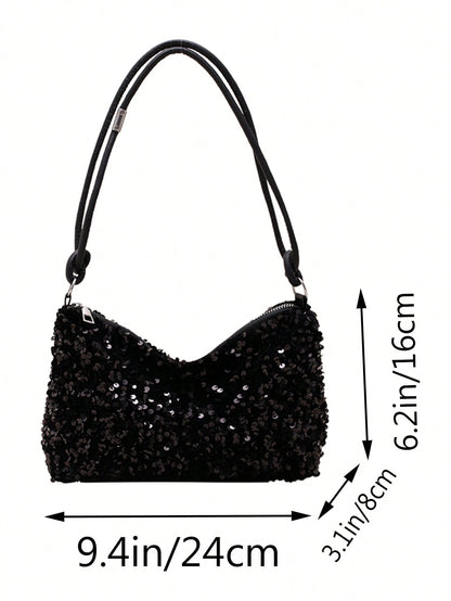 Popular Bag Women's New Fashion Korean Version Handbag All Shoulder Small Square Bag