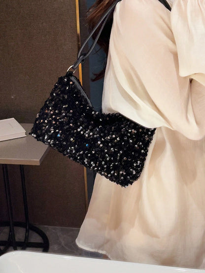 Popular Bag Women's New Fashion Korean Version Handbag All Shoulder Small Square Bag