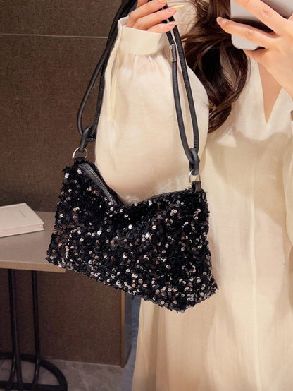 Popular Bag Women's New Fashion Korean Version Handbag All Shoulder Small Square Bag
